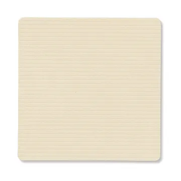 Corduroy porta-copos quadrado - Baunilha - LIND DNA