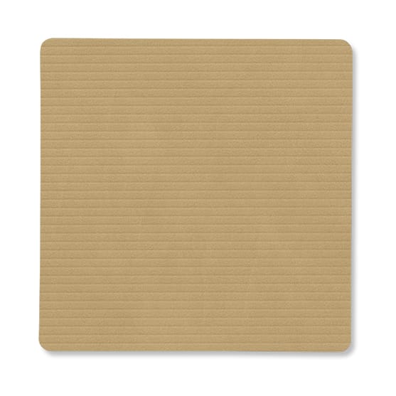 Corduroy porta-copos quadrado - Caqui - LIND DNA