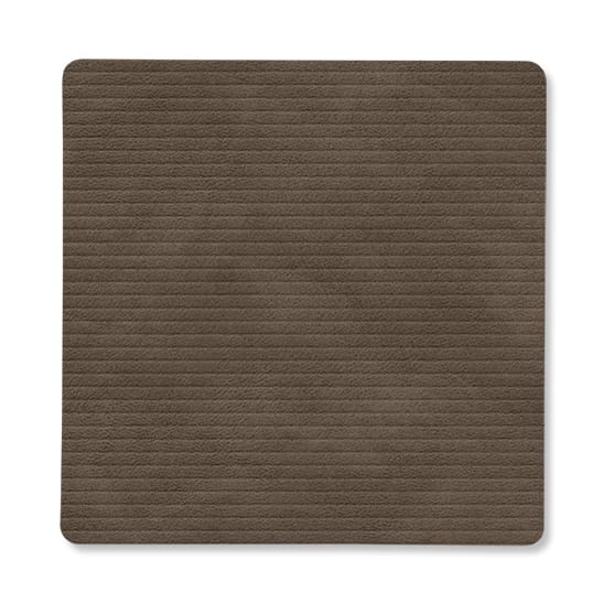 Corduroy porta-copos quadrado - Caviar - LIND DNA