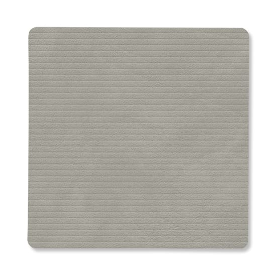 Corduroy porta-copos quadrado - Cinza claro - LIND DNA