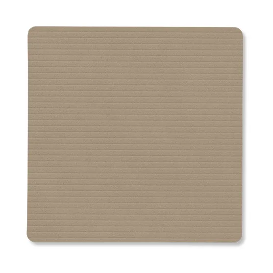 Corduroy porta-copos quadrado, Clay Brown LIND DNA