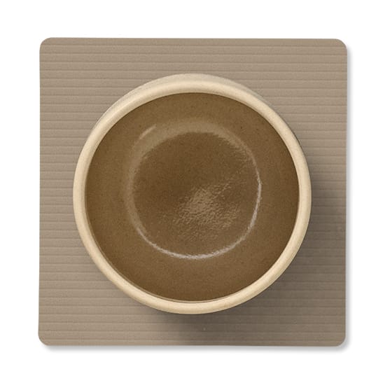 Corduroy porta-copos quadrado, Clay Brown LIND DNA