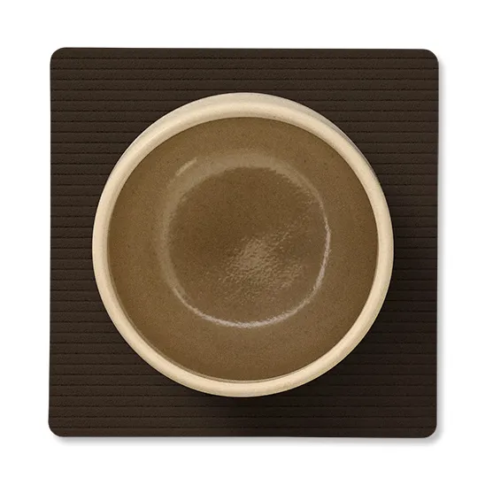 Corduroy porta-copos quadrado, Hazel LIND DNA