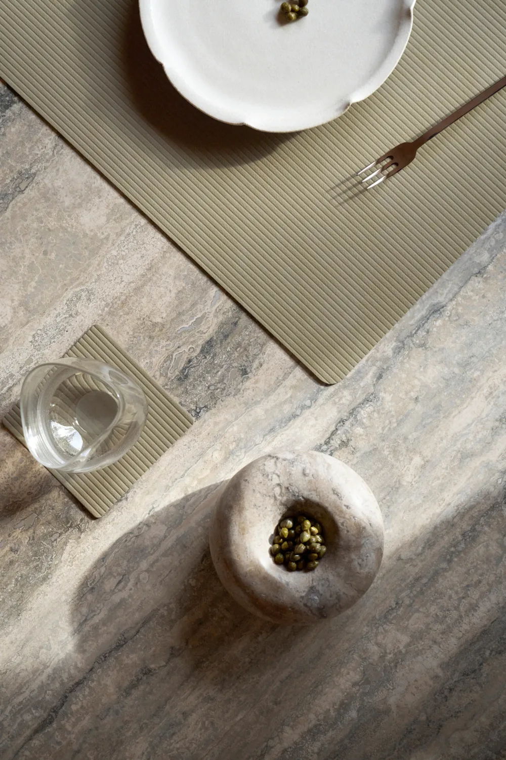 Corduroy porta-copos quadrado, Herbal Dust LIND DNA