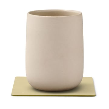 Corduroy porta-copos quadrado - Lemon Sorbet - LIND DNA