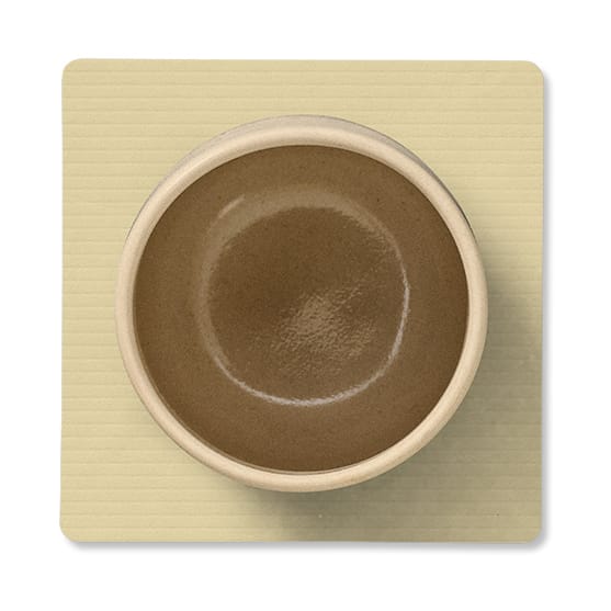 Corduroy porta-copos quadrado, Lemon Sorbet LIND DNA