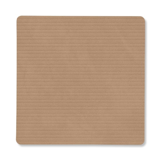 Corduroy porta-copos quadrado - Nougat - LIND DNA