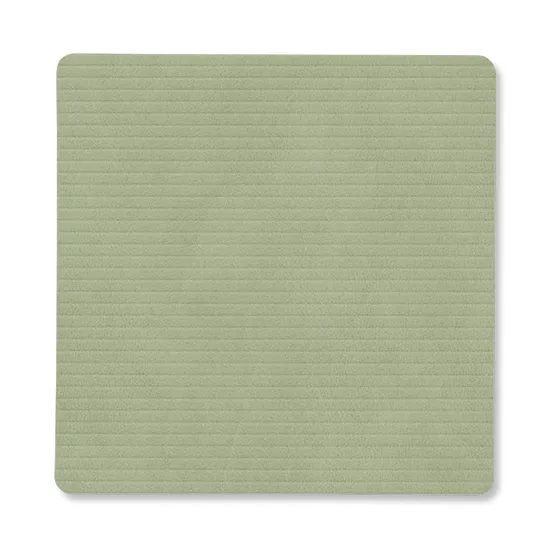Corduroy porta-copos quadrado, Olive Green LIND DNA