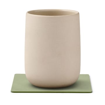 Corduroy porta-copos quadrado - Olive Green - LIND DNA