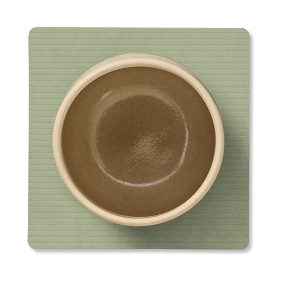 Corduroy porta-copos quadrado, Olive Green LIND DNA