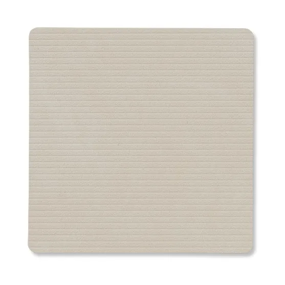 Corduroy porta-copos quadrado, Oyster White LIND DNA
