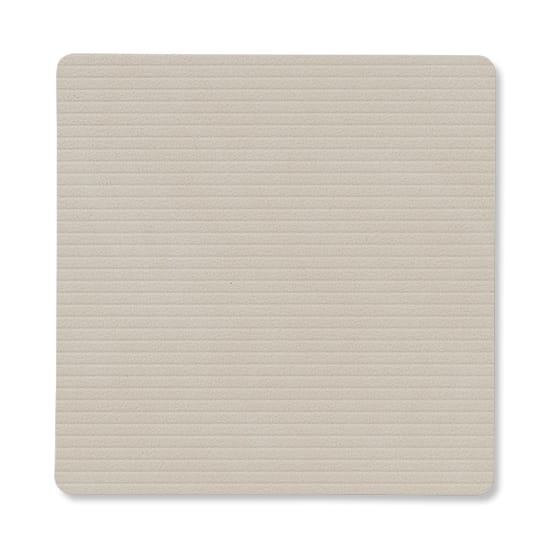 Corduroy porta-copos quadrado - Oyster White - LIND DNA