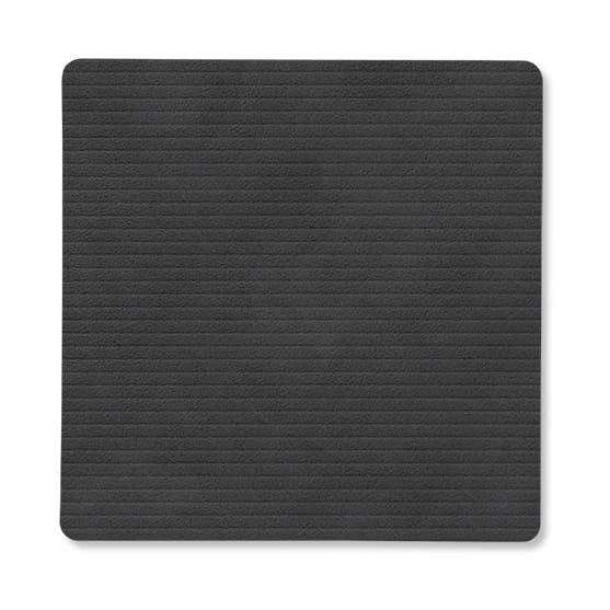 Corduroy porta-copos quadrado - Preto - LIND DNA