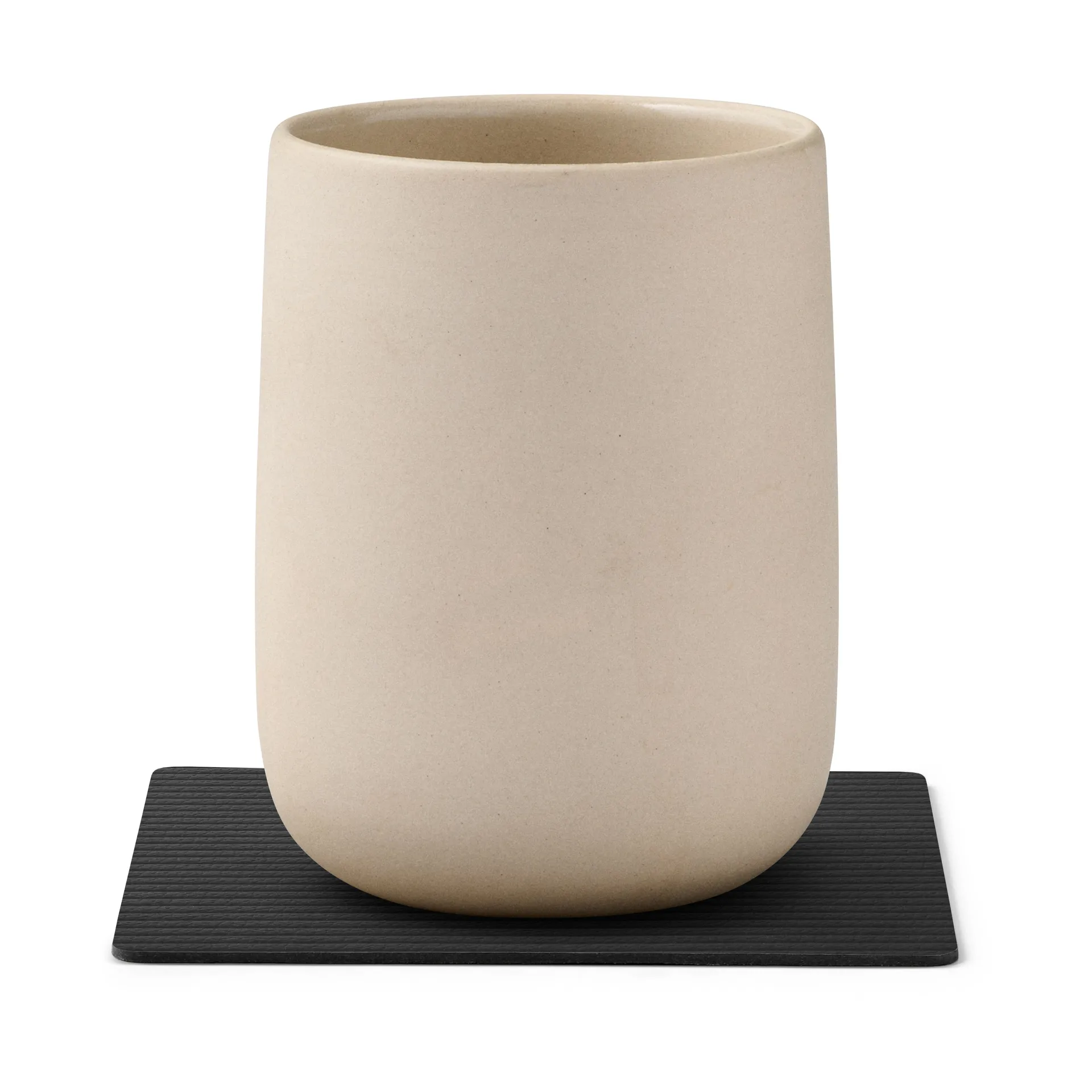 Corduroy porta-copos quadrado, Preto LIND DNA