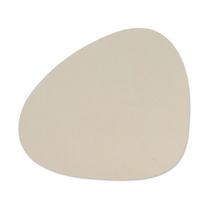 Individual curvo Serene M - Creme, 35x31 cm - LIND DNA