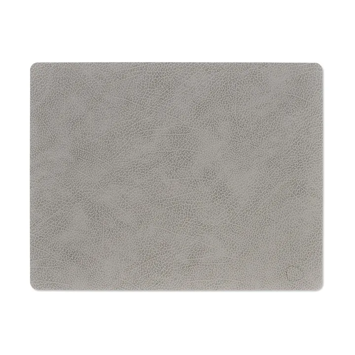 Individual de mesa Hippo quadrado - antracite cinza, 45x35 cm - LIND DNA