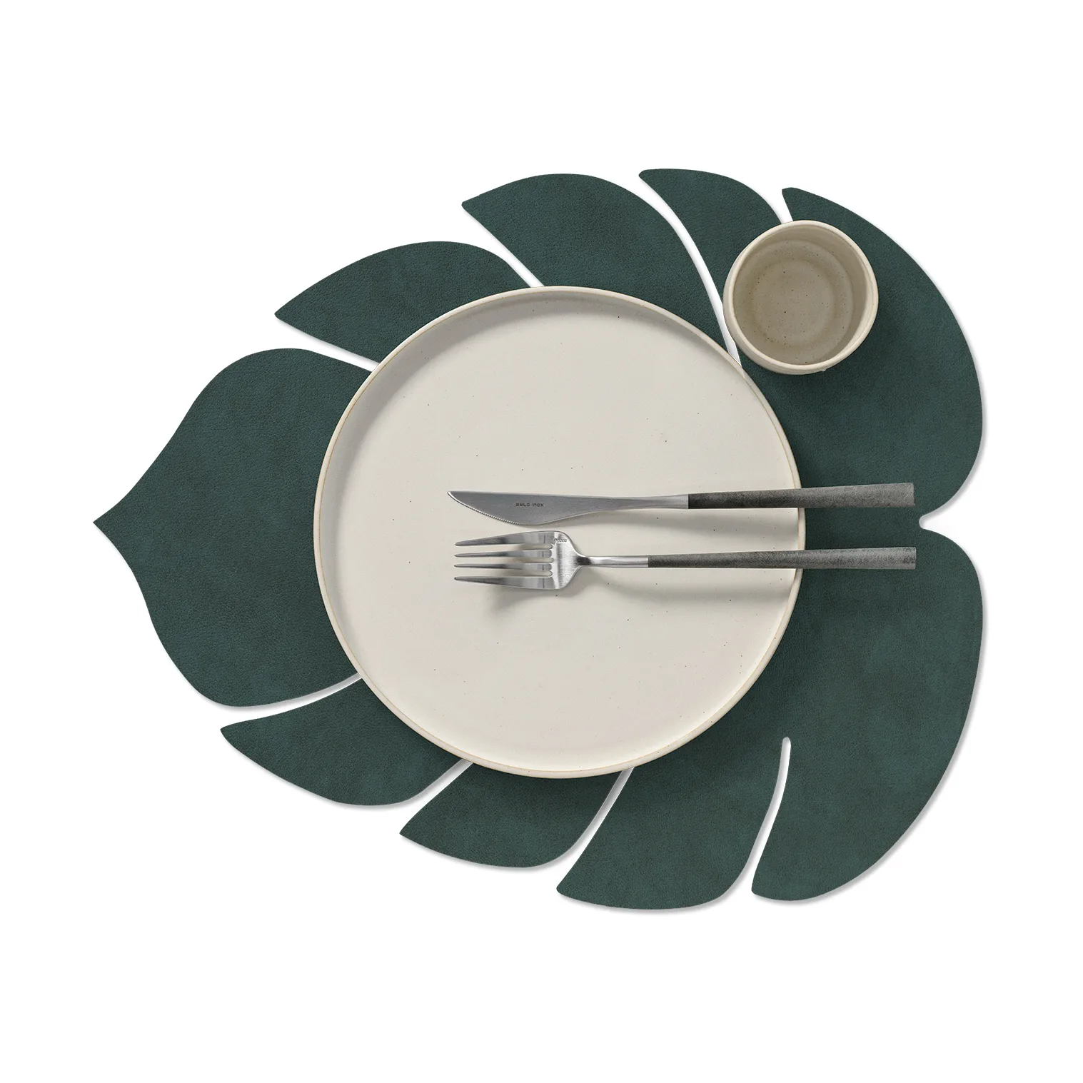 Individual de mesa Monstera Leaf Nupo L, Dark green LIND DNA