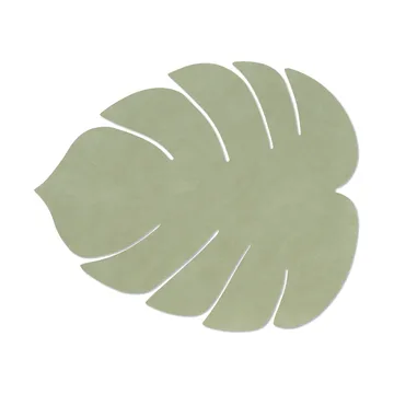 Individual de mesa Monstera Leaf Nupo L - Verde azeitona - LIND DNA