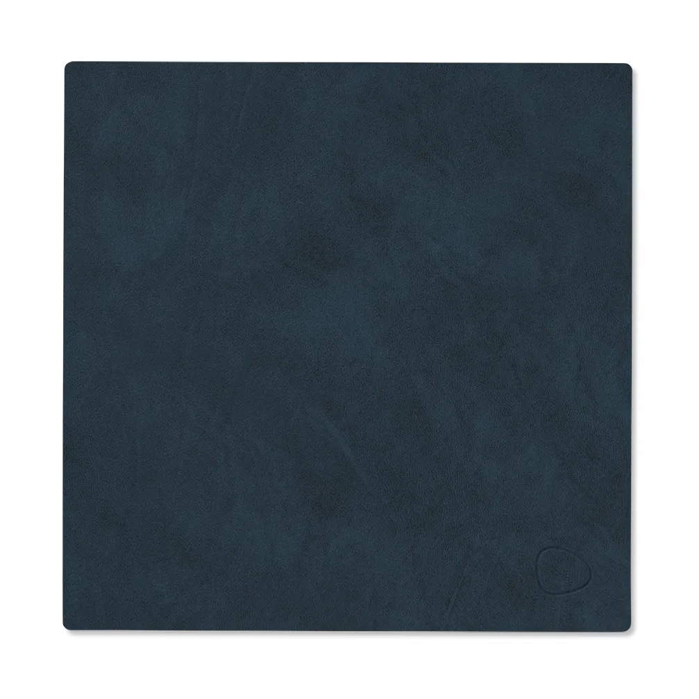 Individual de mesa reversível quadrado Nupo S 1 un., Midnight blue-petrol LIND DNA