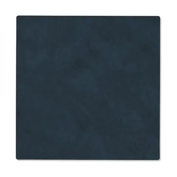 Individual de mesa reversível quadrado Nupo S 1 un. - Midnight blue-petrol - LIND DNA