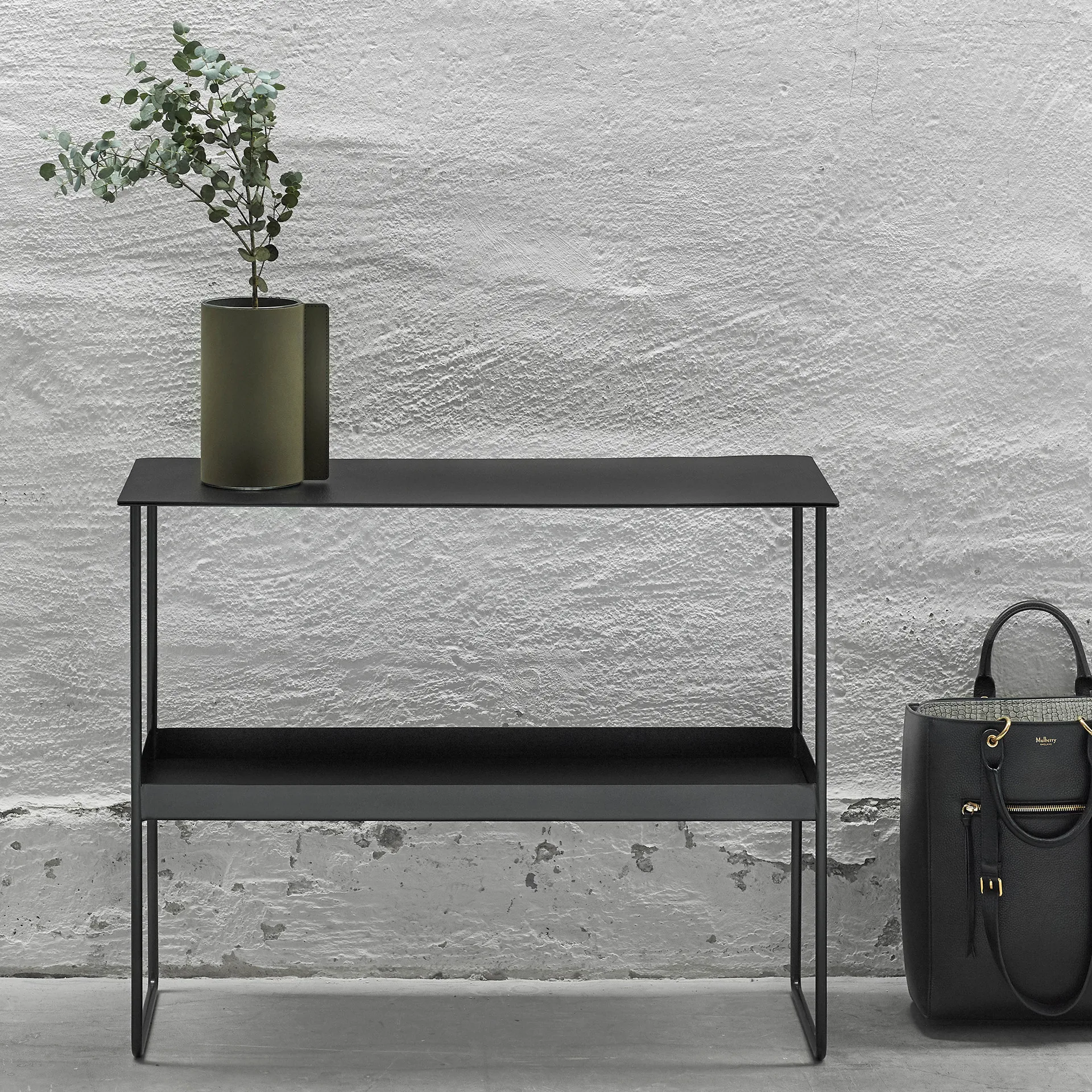 Mesa console Bull 2 níveis, Preto LIND DNA