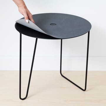 Mesa de cabeceira Turntable L - Antracite-cinzento suave - LIND DNA