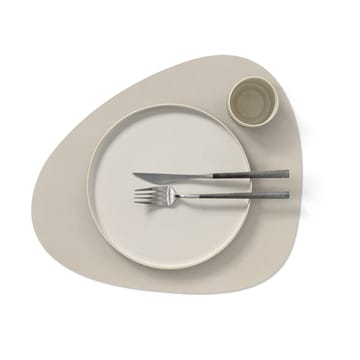 Nupo individual de mesa curva L - Branco ostra - LIND DNA