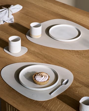 Nupo individual de mesa curva L - Branco ostra - LIND DNA