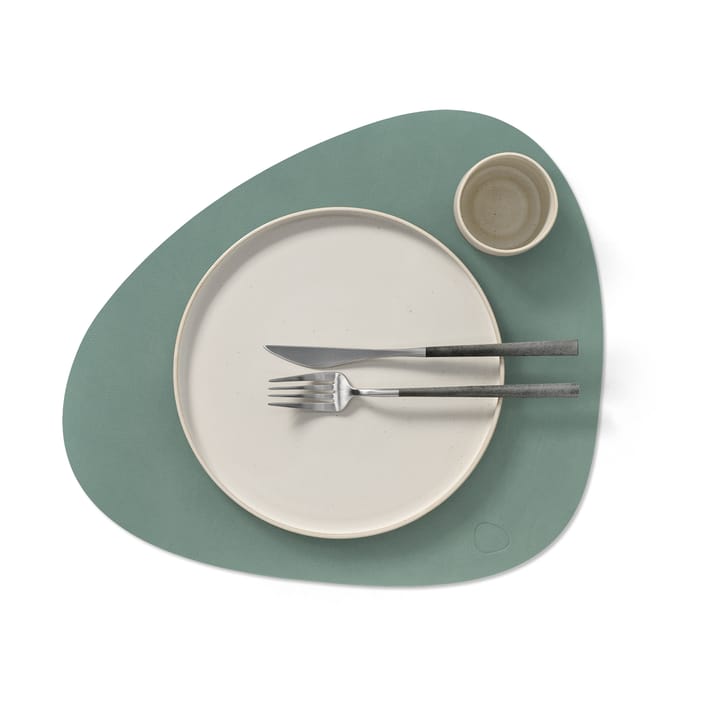 Nupo individual de mesa curva L, verde pastel LIND DNA