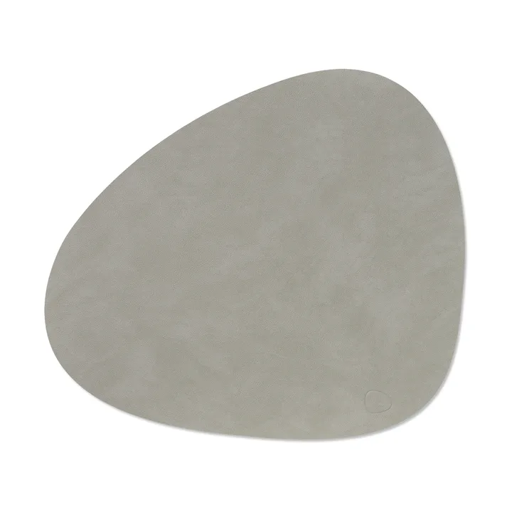 Nupo individual de mesa curve L - Cinzento claro, 44x37 cm - LIND DNA
