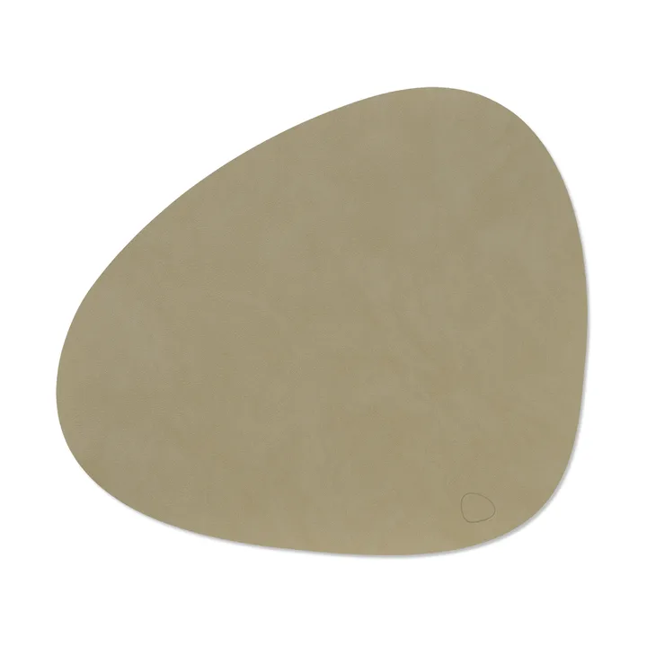 Nupo individual de mesa curve L - Herbal dust, 44x37 cm - LIND DNA