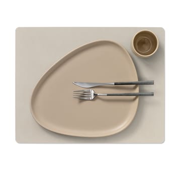 Nupo individual de mesa quadrado L - Branco ostra - LIND DNA