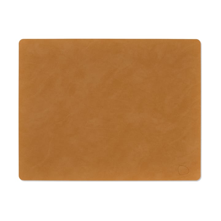 Nupo individual de mesa quadrado L - Burned curry - LIND DNA