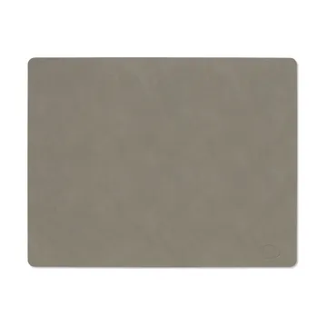Nupo individual de mesa quadrado L - Flint grey - LIND DNA