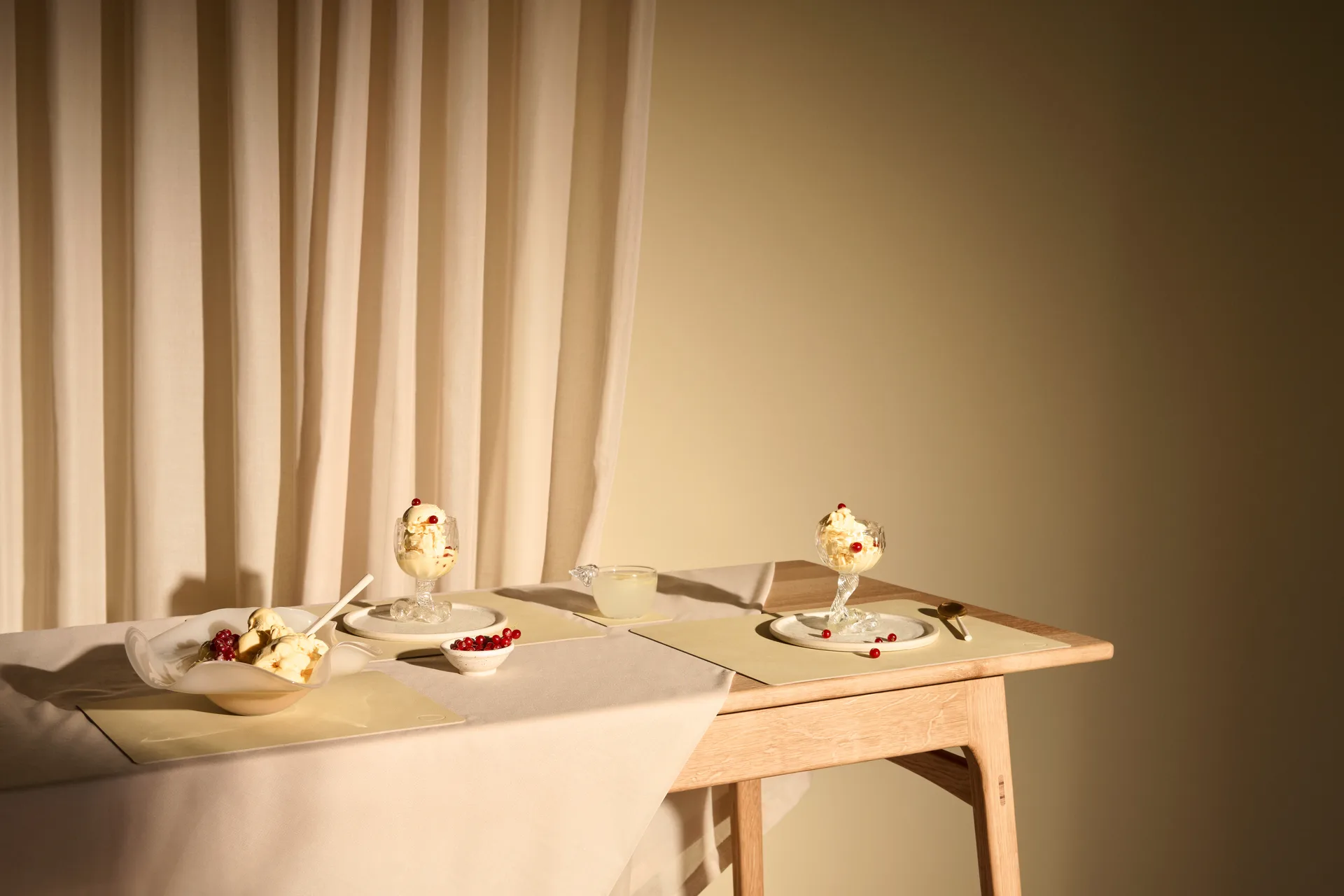 Nupo individual de mesa quadrado L, Lemon sorbet LIND DNA