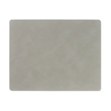 Nupo individual de mesa quadrado L - light grey - LIND DNA