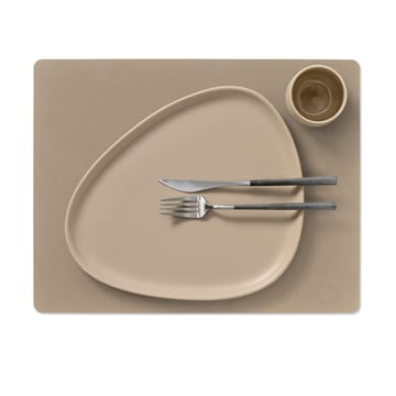 Nupo individual de mesa quadrado L - Marrom argila - LIND DNA