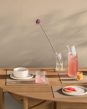 Nupo individual de mesa quadrado L - Marrom argila - LIND DNA