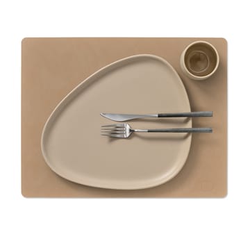 Nupo individual de mesa quadrado L - Nougat - LIND DNA