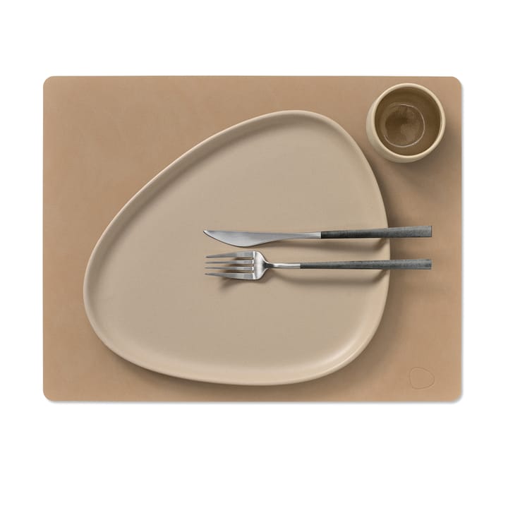 Nupo individual de mesa quadrado L, Nougat LIND DNA