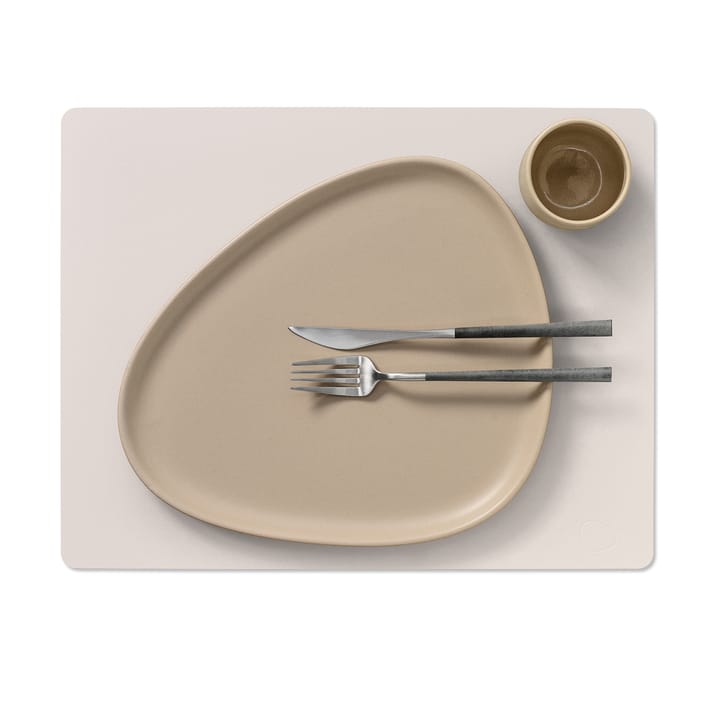 Nupo individual de mesa quadrado L, Soft nude LIND DNA