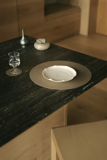 Nupo jogo americano - Argila castanha, círculo, L - LIND DNA