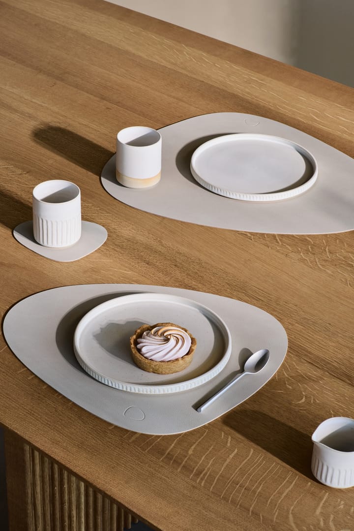Nupo porta-copos curva, Branco ostra LIND DNA