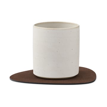 Nupo porta-copos curva - castanho escuro - LIND DNA
