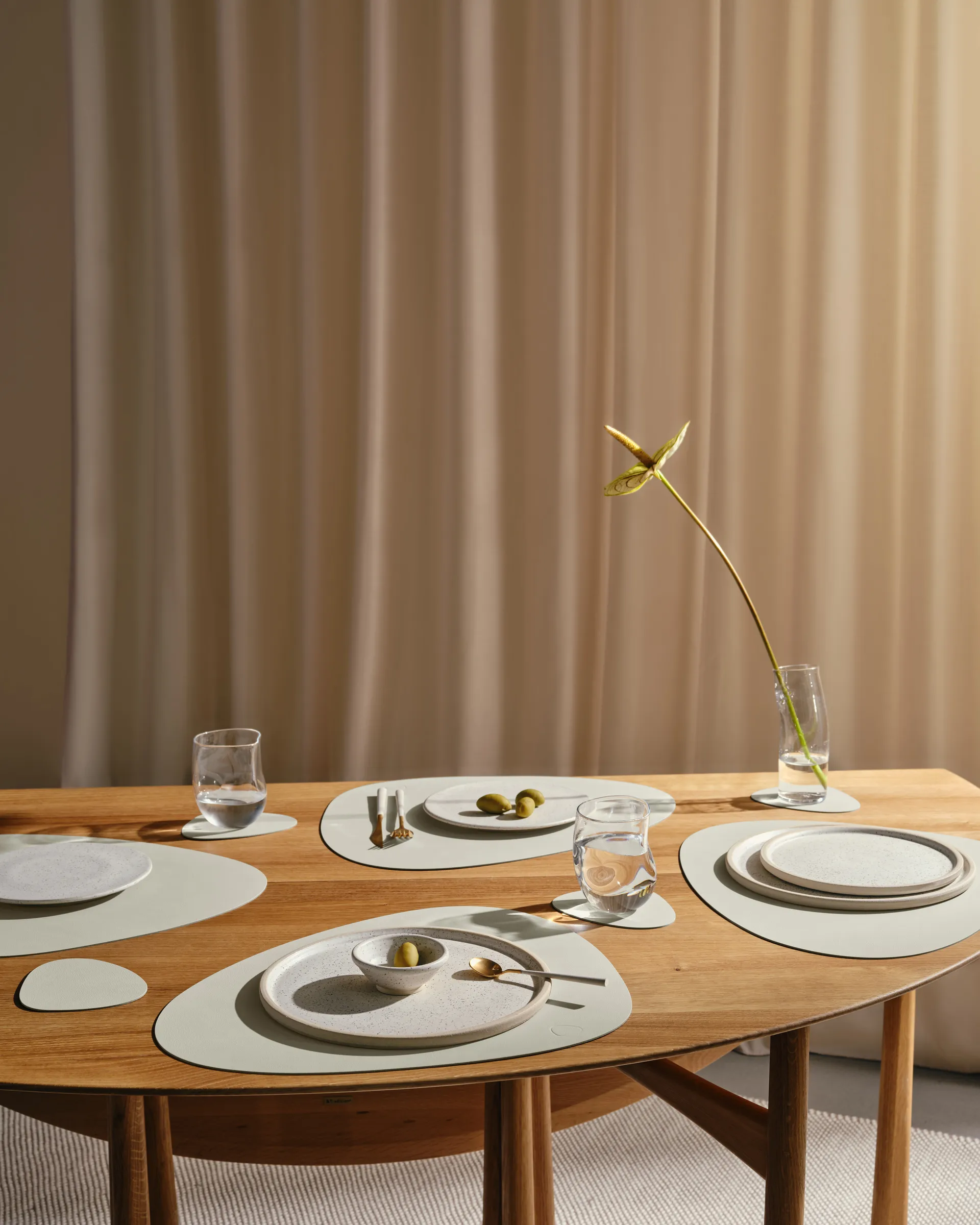 Nupo porta-copos curva, Linen LIND DNA