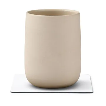 Nupo porta-copos quadrado - Branco puro - LIND DNA