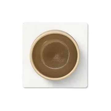 Nupo porta-copos quadrado - Branco puro - LIND DNA