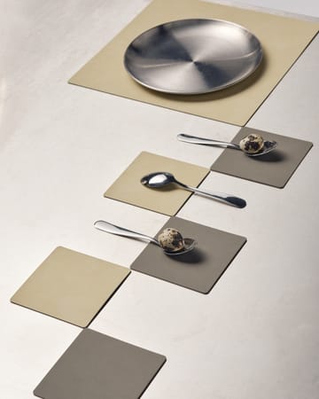 Nupo porta-copos quadrado - Flint grey - LIND DNA
