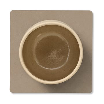 Nupo porta-copos quadrado - Marrom argila - LIND DNA