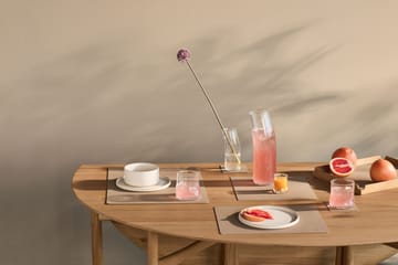 Nupo porta-copos quadrado - Marrom argila - LIND DNA